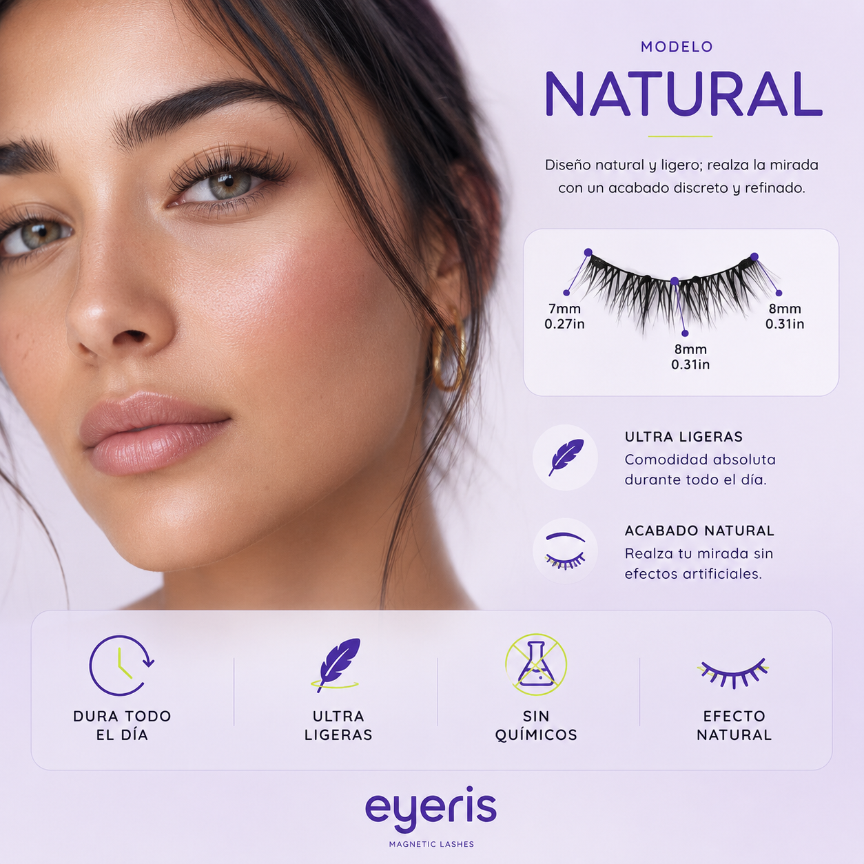 Set Eyeris Pestañas Magnéticas